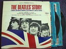 1964 THE BEATLES STORY DOUBLE RECORD ALBUM STEREO STBO2222 BLUE SLVS. VG+ VG+/VG
