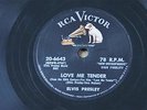 ELVIS PRESLEY Love Me Tender RCA VICTOR 6643 Rock N Roll 78 RPM  V++