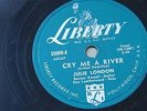 JULIE LONDON Cry Me A River LIBERTY 55006 78 V++