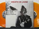 DEATH IN JUNE 'The Wall Of Sacrifice' Gatefold Orange Vinyl 2LP Reissue NEW