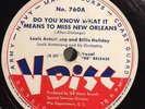 Louis Armstrong/Billie Holiday/Benny Goodman V-Disc 760 12