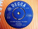 THE BIRDS, NO GOOD WITHOUT YOU BABY, 1965 UK DECCA 45, RON WOOD, MOD/FREAKBEAT