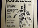 THE NEW YORK BASS VIOLIN CHOIR BILL LEE STEREO STRATA-EAST LP