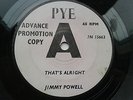 JIMMY POWELL - That's alright - RARE MOD BEAT - PYE PROMO - 7