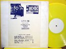 AC/DC Live '78 RARE LIVE RECORDINGS: BOSTON, UK, USA. YELLOW VINYL LP BON SCOTT