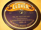 JAZZ NATHAN GLANTZ ORCH Yes, Sir, That's My Baby CLOVER 1582