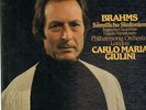 Brahms Sämtliche Sinfonien, Carlo Maria Giulini NEAR MINT EMI Vinyl LP-Box