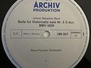 BACH SIX SUITES FOR SOLO CELLO PIERRE FOURNIER ARCHIV BOX 3 LP 2710005 UNPLAYED