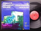 Supraphon SUA ST 50879 Red Stereo - Franck Poulenc Violin Sonatas J. Suk ED1 NM