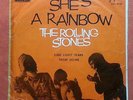 THE ROLLING STONES-She's A Rainbow RARE Yugoslavian 7'' PS Unique Cover 1968