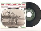 45T LES CHEVALIERS DU CIEL - JOHNNY HALLYDAY