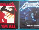 Metalllica - Kill 'Em All - Ride the Lightning - Vinyl - LP - 2008 Release