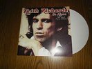 HYPER RARE 33T ACETATE COLORDISC PATE BLANCHE  KEITH RICHARDS /ROLLING STONES