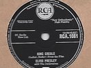 CLASSIC ELVIS PRESLEY  78 rpm  KING CREOLE / DIXIELAND ROCK  UK RCA 1081 EX/EX-