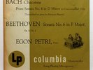 EGON PETRI - BACH chaconne BEETHOVEN sonata no.6 - COLUMBIA ML 2049 US 10