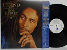 BOB MARLEY & WAILERS LEGEND Japan LP Promo white label NM w/Obi & Promo Sheet