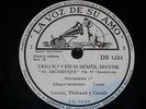 CHAMBER 5 x 78 rpm RECORDS VsA CORTOT, THIBAUD & CASALS Archduke Trio BEETHOVEN