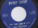 DEE EDWARDS Why Can't There Be Love BUMP SHOP   SOUL FUNK MOD 45   LISTEN