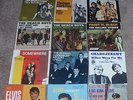 45 PICTURE SLEEVE LOT- 1960S ELVIS - BEACH BOYS - ROLLING STONES- MIRACLES VG+