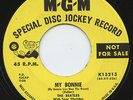 HEAR- Rare Beatles & Tony Sheridan 45 - My Bonnie - MGM Promo - SEE CONDITION