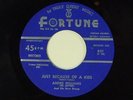 Andre Williams+Group 45 Just Because of Kiss / Bacon Fat   Fortune 831 VG- to VG