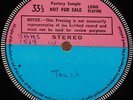 TOUCH   SAME S/T   TEST SAMPLE PROMO LABEL 1ST PRESS UK DECCA DERAM LP 1969