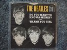 beatles-ORIGINAL PICTURE SLEEVES+45-vee-jay 587-SECRET?/THANK YOU GIRL