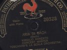 78 RPM RARE TOSCANINI & RANZATO ON PATHE 20528 MUST SEE / EE-