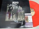 KISS SIGNED DRESSED TO KILL  LP ALBUM JSA/LOA WITH RED VINYL
