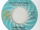 ANDRE WILLIAMS You Got It And I Want It RIC TIC DETROIT  NORTHERN SOUL 45