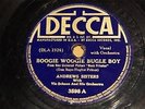 ANDREWS SISTERS Boogie Woogie Bugle Boy DECCA 3598 - 78 RPM V+