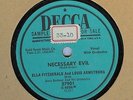 LOUIS ARMSTRONG+ELLA FITZGERALD 1951 Necessary Evil / Oops