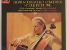 JACQUELINE DU PRE - LP - ELGAR & DELIUS: CELLO CONCERTOS - ASD 2764 - UK VINYL
