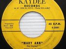 TEXAS RAY Mary Ann b/w What's Come Over You RHYTHM & BLUES Kaydee 45 w859 HEAR