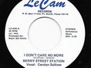 Mod New Breed R&B Soul 45 BERRY STREET STATION I Don't Care No More/King Bee