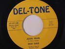 DICK DALE: Jessie Pearl / St. Louis Blues 45 (promo tag/xol) rare Rockabilly