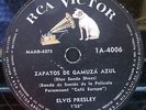 (R) PRESLEY ELVIS Rock 78rpm Argentine RCA 1A-4006 Blue Suede Shoes/Wooden Heart