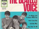 THE BEATLES' VOICE-I'M HAPPY JUST TO...-RARE ORIGINAL GERMAN PS 7