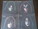 KISS Solo Vinyl Records, Peter, Gene, Paul, Ace single albums plus posters