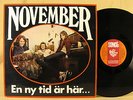 NOVEMBER En Ny Tid Ar Har 1970 HEAVY BLUES Psych Power Trio LP SWEDEN Original