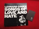 LEONARD COHEN SONGS OF LOVE AND HATE UK 1971 LP CBS NM FOLK WITH BOOKLET INSERT