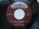Rare Blues - FILMORE SLIM - You Got The Nerve Brass Monkey - DOOTONE 429 45 EX