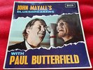 JOHN MAYALL BLUESBREAKERS with PAUL BUTTERFIELD ORIG Decca EP 1967 Superb Shape