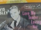 Elvis presley gold vinyl 45 love me tender loving you