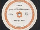 Marcelle MEYER, RAVEL Pavane, Alborada French 33 7