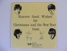 The Beatles - 1963 Christams Fan Club  Newsletter and Flexi Disc.