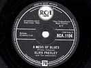 A VG COPY OF THE UK'S RAREST ELVIS PRESLEY 78 ISSUE 