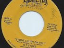 Memphis Modern Soul Boogie 45 O.T. Sykes 'Stone Crush On You' Fun City Hear