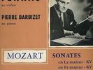 Christian Ferras French 10'' Decca Pierre Barbizet Mozart Sonatas KV 305 376