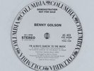 BENNY GOLSON I'm Always Dancin To The Music COLUMBIA 12